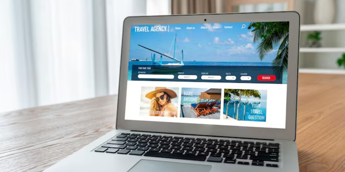 Website development for travel agency